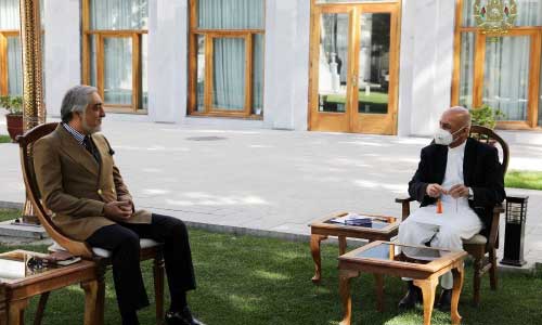 Abdullah First Meeting with President Ghani Since Pakistan Visit.