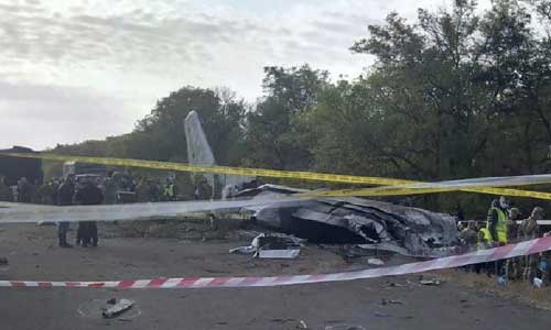 Ukraine plane crash death toll rises to 26, with 1 survivor