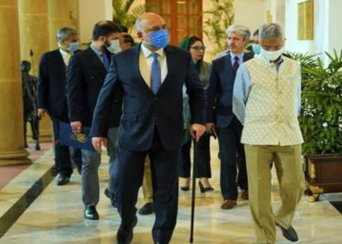 Afghan, Indian Foreign Ministers Discuss Afghan Peace Talks