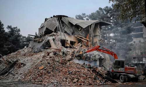 Kabul Cinema Hall Destroyed  Despite Opposition by Artists
