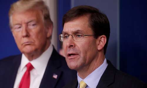 Donald Trump fires US Defense Secretary  Mark Esper