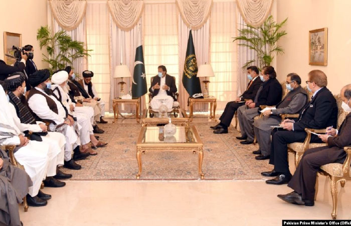 Pakistan Prime Minister Imran Khan Meets Taliban in Islamabad