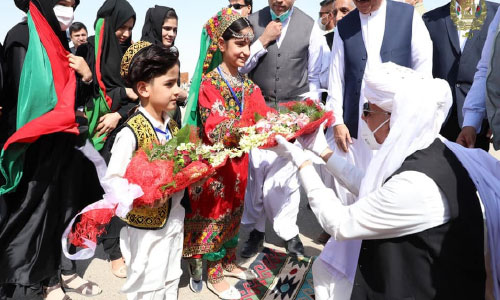 Heading High-Level Team, Ghani Reaches Zaranj