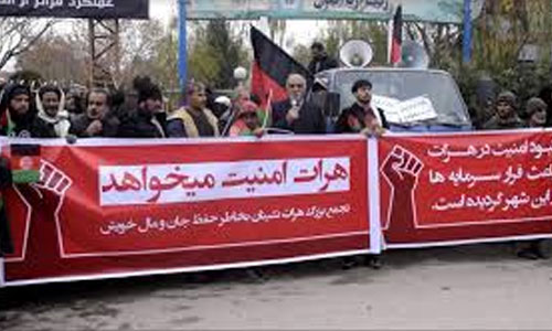 Concerns over Increases of Insecurity  Incidents in Herat Province