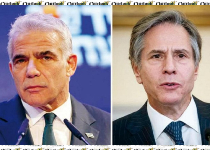 Blinken and Lapid Meet in Rome Amid  US-Israel Relations Reset