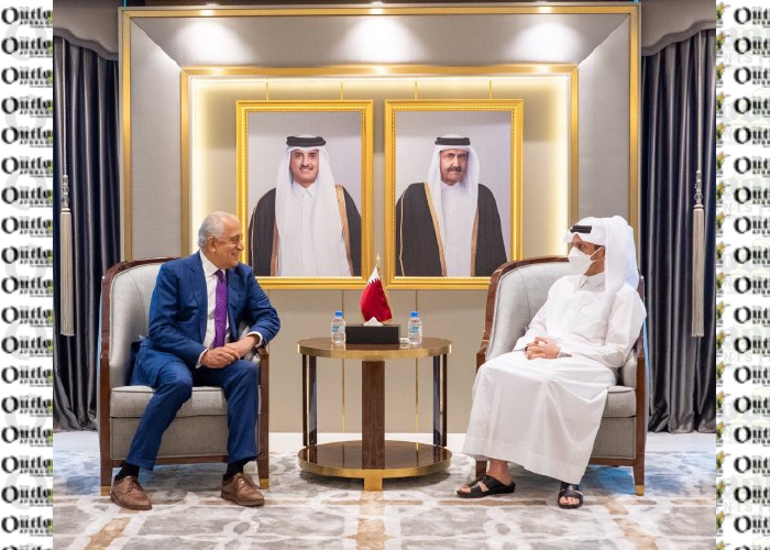 Khalilzad Meets with Qatar’s Deputy Prime Minister,  Republic Negotiators