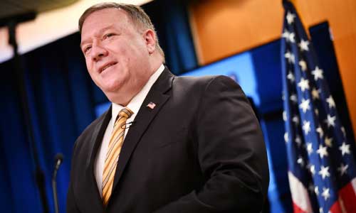 Pompeo Greets Both Negotiating Teams on Progress
