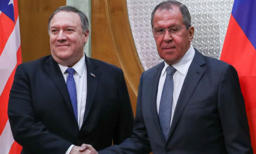 Pompeo, Lavrov Confer on Afghanistan