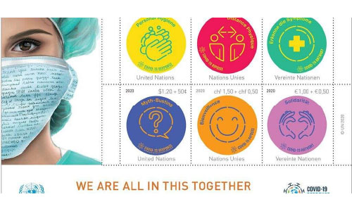 UN to Launch Postage Stamp Initiative to  Raise Coronavirus Funds