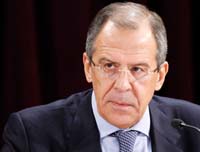 Lavrov Denies Russian Troops' Invasion into Ukraine