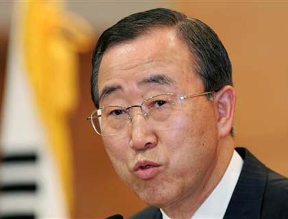 Ban Reiterates UN  Commitment to Afghanistan