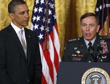 Obama Hears From Petraeuson Troop Options