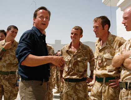 British Prime Minister David Cameron: Taliban Could Have  Future in Government