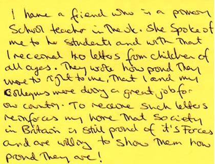 British Soldiers’ Thoughts in Afghanistan