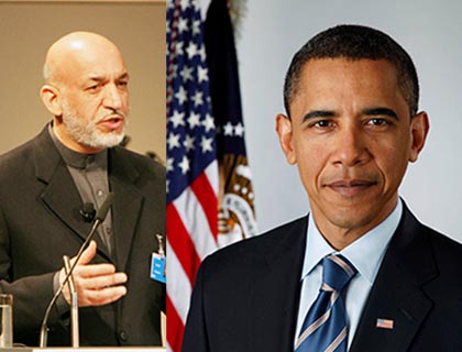 Obama, Karzai Talk Security Pact Enforcement
