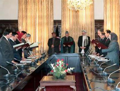 9 Cabinet Ministers Sworn in