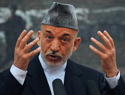 Karzai Calls for Joint Fight against Terror