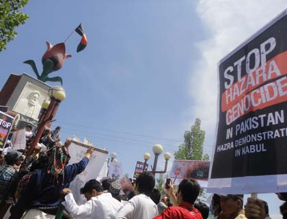 Hazaras Rally in Kabul Protesting on Quetta Target-Killings 
