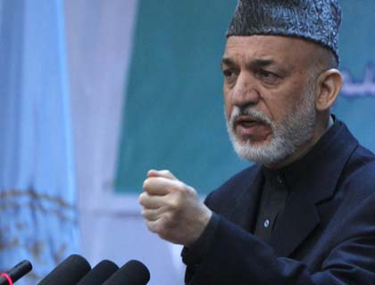 Karzai Accuses U.S.  of Duplicity in Fighting Afghan Enemies